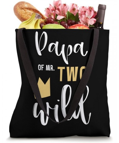 Papa of Mr TWO WILD 2nd Birthday Party Things Matching Daddy Tote Bag $11.60 Totes