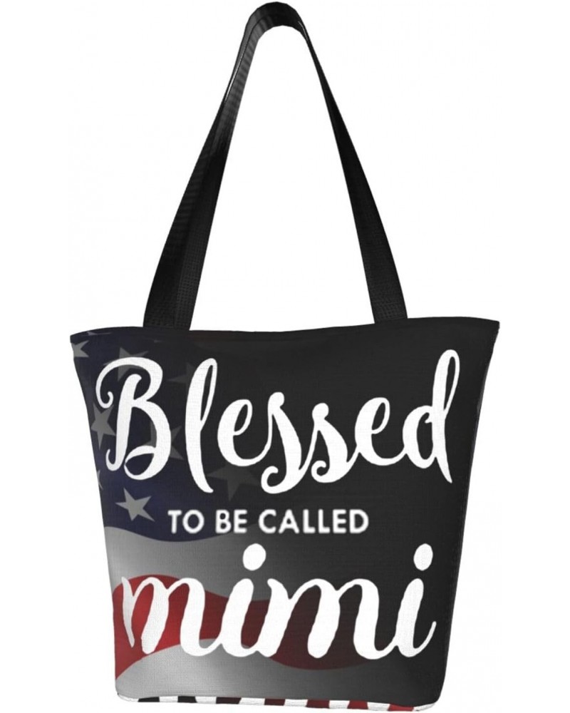 Blessed To Be Called Mimi Fashion Shoulder Bag Large Capacity For Man Or Woman $16.54 Totes