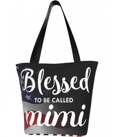 Blessed To Be Called Mimi Fashion Shoulder Bag Large Capacity For Man Or Woman $16.54 Totes