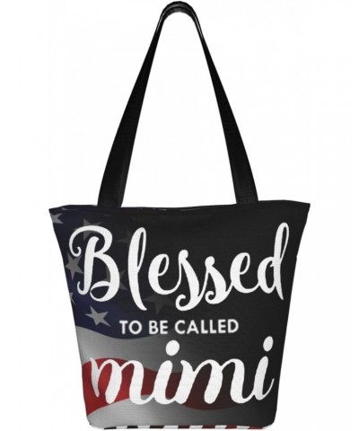 Blessed To Be Called Mimi Fashion Shoulder Bag Large Capacity For Man Or Woman $16.54 Totes