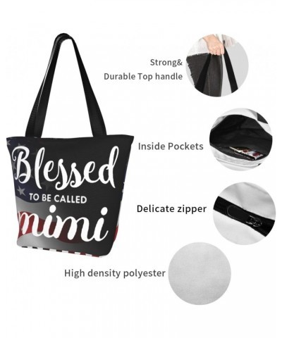 Blessed To Be Called Mimi Fashion Shoulder Bag Large Capacity For Man Or Woman $16.54 Totes