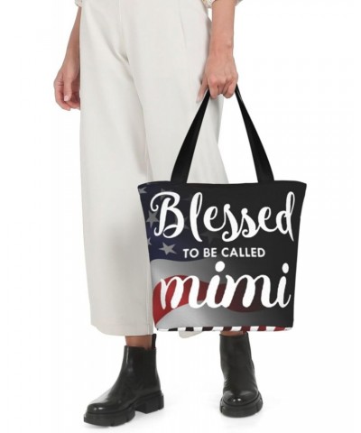 Blessed To Be Called Mimi Fashion Shoulder Bag Large Capacity For Man Or Woman $16.54 Totes