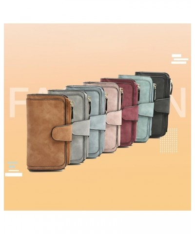 Women's Buckle Wallet, Women's Wallet Large Capacity Elegant Coin Purse PU Leather Wallet with Multiple Slots 18.8cm x 9.8cm ...