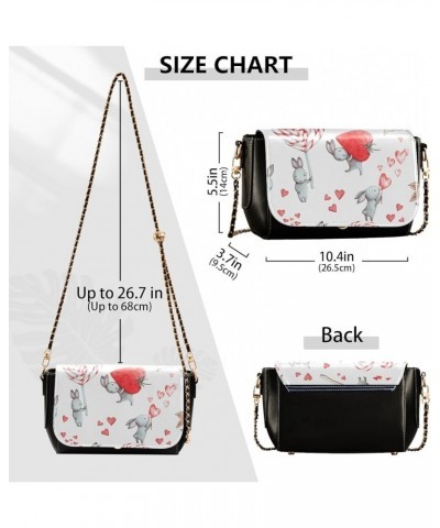 Crossbody Bags for Women Trendy Women's Black Shoulder Bag Small PU Leather Flap Cross Body Bag Handbags Pattern4 $23.36 Cros...