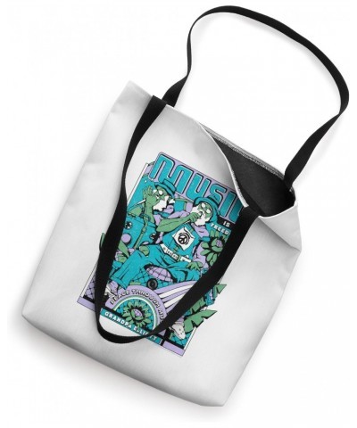 Grandpa Elliot Music Is Freedom Tote Bag $11.00 Totes