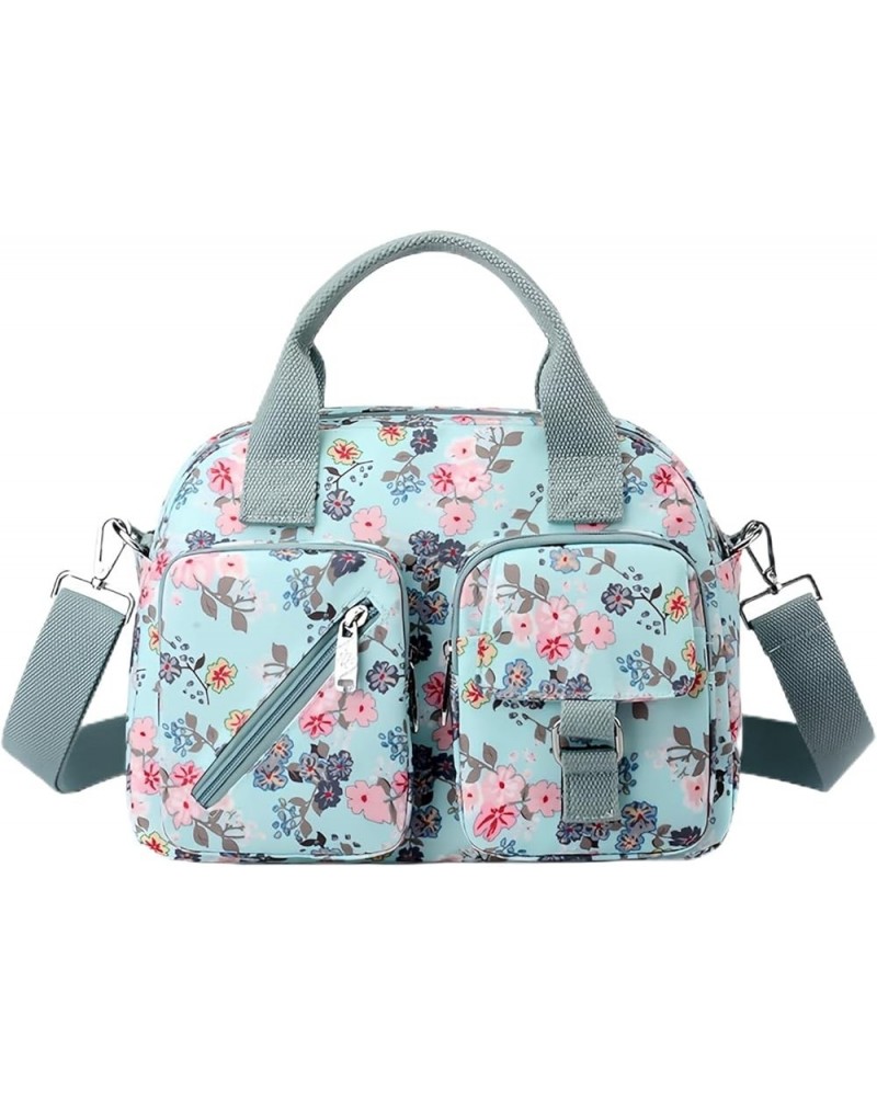 Women's Durable Nylon Floral Crossbody Bag Fashion Handbag Shoulder Tote Bags (3) 1 $20.86 Totes