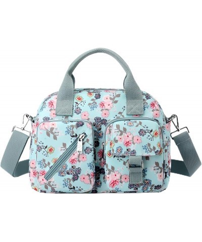 Women's Durable Nylon Floral Crossbody Bag Fashion Handbag Shoulder Tote Bags (3) 1 $20.86 Totes