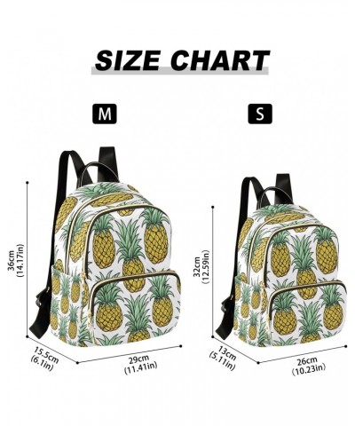 Pineapples Women Backpack Purse Travel Daypack Shoulder Bag $17.50 Backpacks