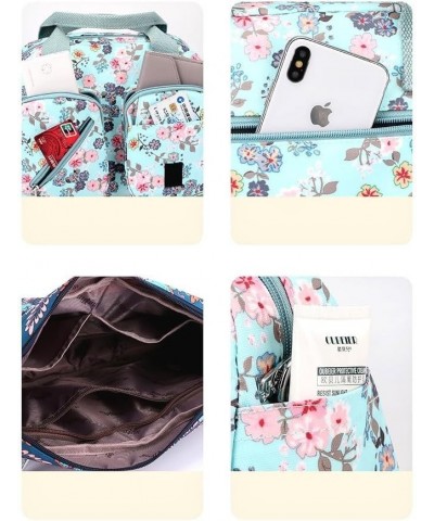 Women's Durable Nylon Floral Crossbody Bag Fashion Handbag Shoulder Tote Bags (3) 1 $20.86 Totes