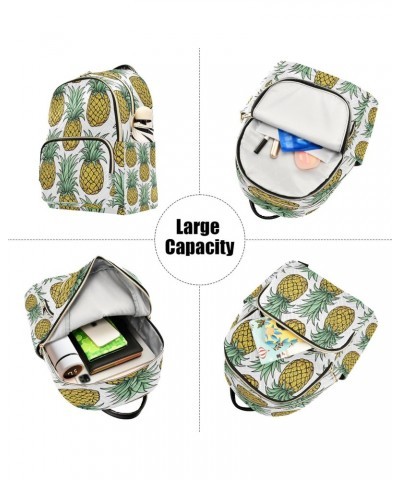 Pineapples Women Backpack Purse Travel Daypack Shoulder Bag $17.50 Backpacks