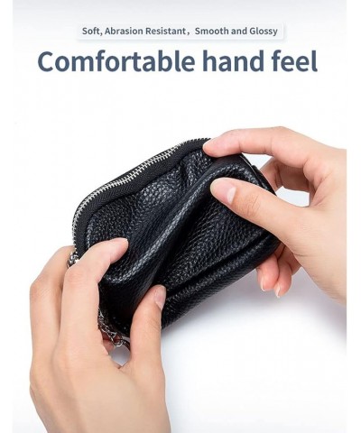 Women's Short Small Wallet Ladies PU Leather Wallet Zipper Pocket Credit Card Holder Coin Purse Card Holder Money Bag Bk $7.7...