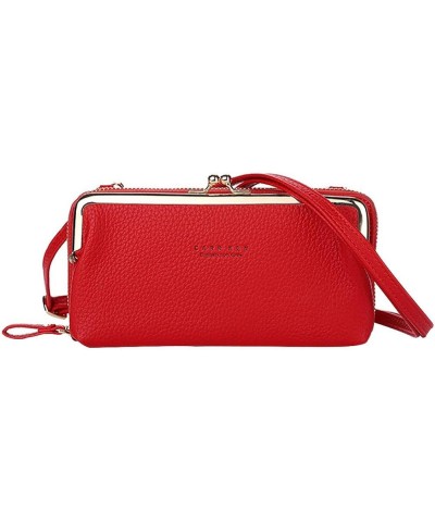 CrossBody Bag Purses For Women Luggage Bags For Travel Women Large Capacity Green Crossbody Bags For Women Red One Size $9.44...