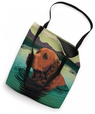 All You Need Is A Dog And A Lake Humor cute animal dog lover Tote Bag $12.49 Totes