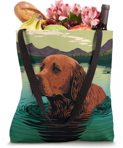 All You Need Is A Dog And A Lake Humor cute animal dog lover Tote Bag $12.49 Totes