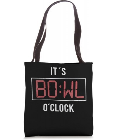 It´s Bowl O´Clock Bowler Funny Bowling Men Women Tote Bag $13.25 Totes