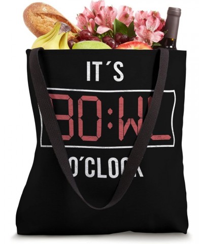 It´s Bowl O´Clock Bowler Funny Bowling Men Women Tote Bag $13.25 Totes