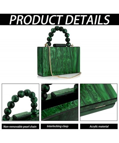 Women Acrylic Clutch Purse Leopard Print Evening Bag Chain Formal Handbag Party Bridal Wedding Clutch Purse for Women Green $...