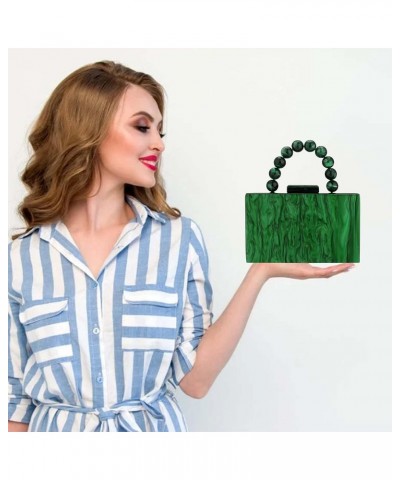 Women Acrylic Clutch Purse Leopard Print Evening Bag Chain Formal Handbag Party Bridal Wedding Clutch Purse for Women Green $...