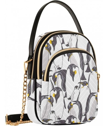 Cell Phone Purse Penguin Crossbody Handbag Durable Shoulder Bag Sturdy Travel Pouch Compact Chic Bag for Women Everyday Use N...