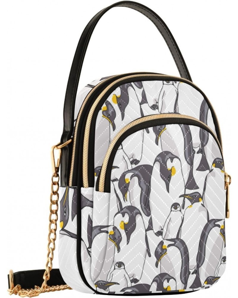 Cell Phone Purse Penguin Crossbody Handbag Durable Shoulder Bag Sturdy Travel Pouch Compact Chic Bag for Women Everyday Use N...