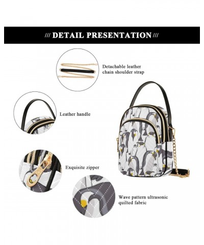 Cell Phone Purse Penguin Crossbody Handbag Durable Shoulder Bag Sturdy Travel Pouch Compact Chic Bag for Women Everyday Use N...