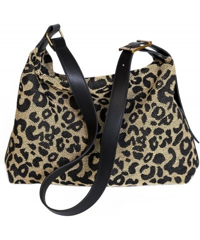 Leopard Hobo Tote Bag Water-resistant Retro Crossbody Large Capacity Casual Shoulder Bag for Women Travel,Shopping Leopard $1...