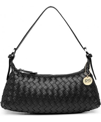 Woven Tote Bag Braided Purse Weave Purse and Vegan Leather Tote Handbag Purse $33.32 Totes