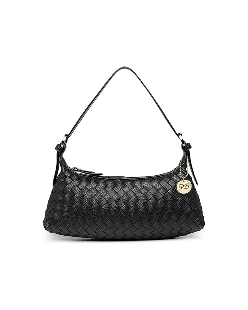 Woven Tote Bag Braided Purse Weave Purse and Vegan Leather Tote Handbag Purse $33.32 Totes