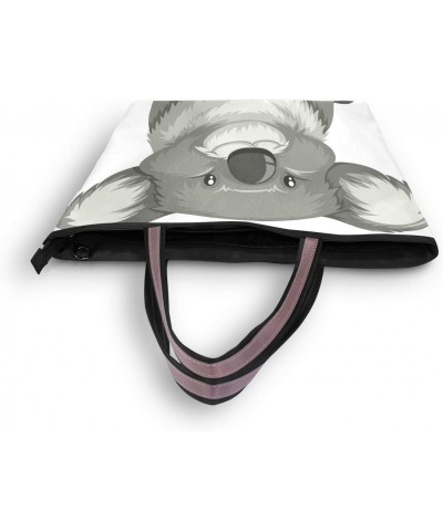 Top Handle Tote Bag Koala Sitting Alone Shoulder Bag Handbag for Women Girls $13.23 Shoulder Bags