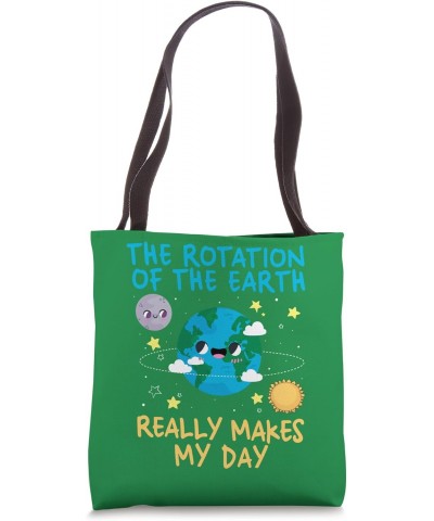 Retro Groovy The Rotation Of The Earth Really Makes My Day Tote Bag $10.56 Totes