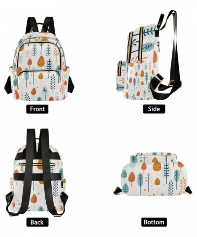 Mini Backpack Purse for Women, Cartoon Trees Travel Bag Casual Daypack Shoulder Bag Medium $19.19 Backpacks