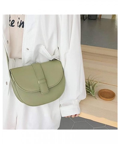 Trendy Leather Shoulder Crossbody Bags for Women Fashion Casual Small Shoulder Bag Adjustable Flip Tote Purses Green $14.81 S...