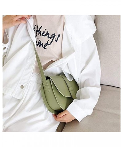 Trendy Leather Shoulder Crossbody Bags for Women Fashion Casual Small Shoulder Bag Adjustable Flip Tote Purses Green $14.81 S...