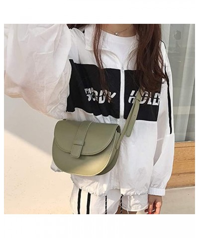 Trendy Leather Shoulder Crossbody Bags for Women Fashion Casual Small Shoulder Bag Adjustable Flip Tote Purses Green $14.81 S...