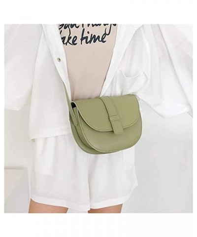 Trendy Leather Shoulder Crossbody Bags for Women Fashion Casual Small Shoulder Bag Adjustable Flip Tote Purses Green $14.81 S...