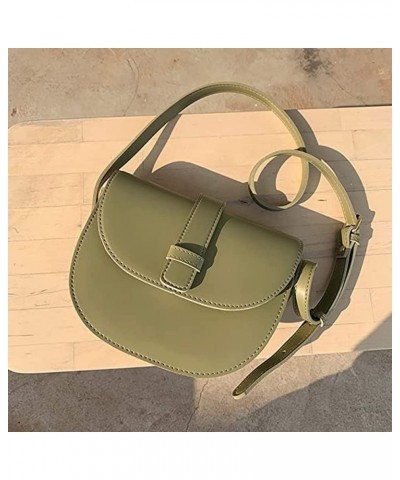 Trendy Leather Shoulder Crossbody Bags for Women Fashion Casual Small Shoulder Bag Adjustable Flip Tote Purses Green $14.81 S...