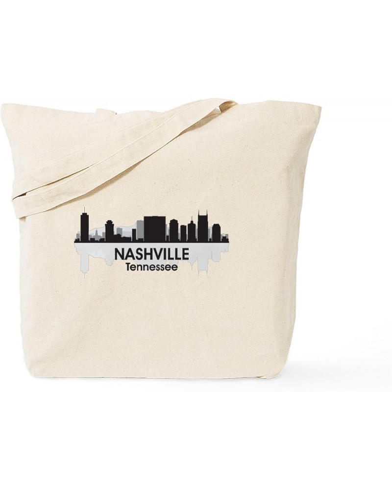 Nashville Tennessee Tote Bag Natural Canvas Tote Bag, Cloth Shopping Bag Nashville Skyline Tote Bag $9.11 Travel Gear