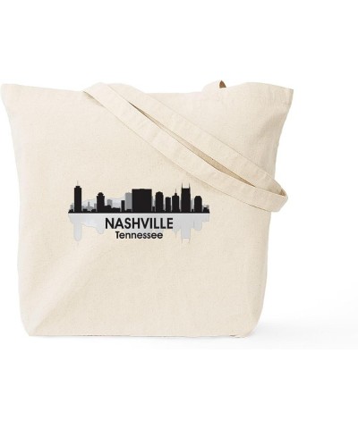 Nashville Tennessee Tote Bag Natural Canvas Tote Bag, Cloth Shopping Bag Nashville Skyline Tote Bag $9.11 Travel Gear