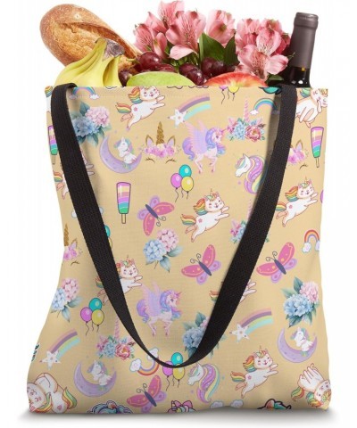 Pastel color Cute Cartoon Animal Design.Unicorn,Cats lovers. Tote Bag $12.09 Totes