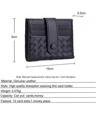 Zero Wallet Mini Purses Credit Card Case Coin Holder Sheepskin Thin Wallets Women's Leather Billfold Hasp Card Holder Purse P...