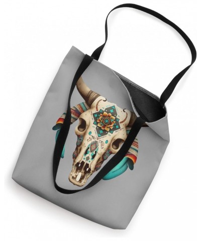 Aztec cow skull men women Tote Bag $12.48 Totes