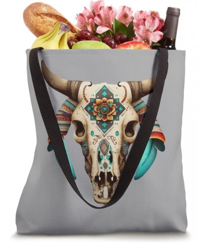 Aztec cow skull men women Tote Bag $12.48 Totes