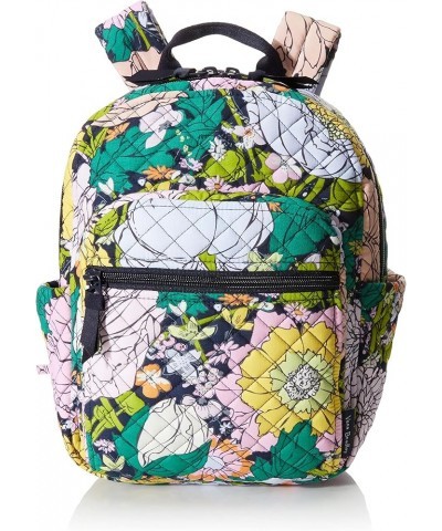 Women's Cotton Small Backpack, Black - Recycled Cotton, One Size One Size Bloom Boom - Recycled Cotton $35.04 Backpacks