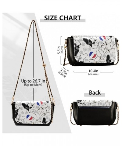 Crossbody Bags for Women Trendy Women's Black Shoulder Bag Small PU Leather Flap Cross Body Bag Handbags Pattern24 $20.49 Cro...