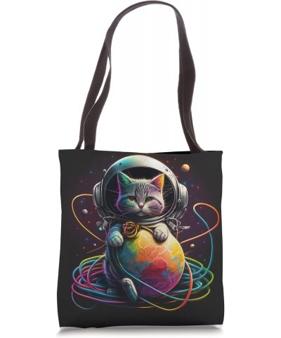 Funny astraunot cat Design cat lovers Cool space lover Tote Bag $11.04 Totes