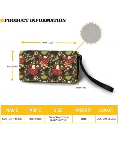 Sunflower Flag Print PU Leather Wallet for Women Zip Around Cell Phone Credit Card Holder Clutch Purse with Wrist Strap for T...