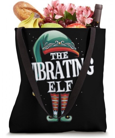 Vibrating Elf Christmas Group Xmas Pajama Party Tote Bag $13.66 Totes