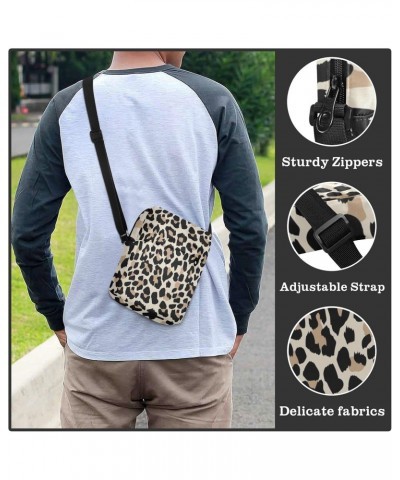 Crossbody Phone Bag Leopard(42) Small Messenger Shoulder Bag Cash Handbag Wallet Purse(237rh4a) $11.65 Crossbody Bags