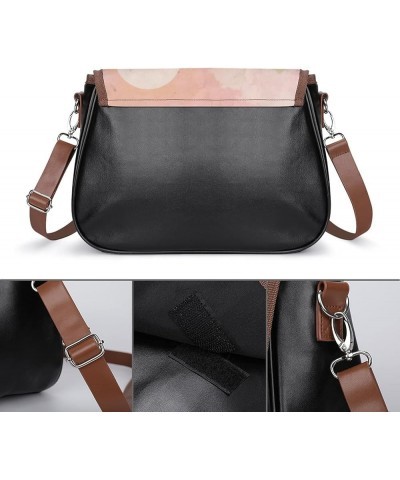 Fashion Crossbody Bags Women's Shoulder Bags Classic City Leather Satchels Hobo Bags Nature Mountain Color3 $24.15 Hobo Bags