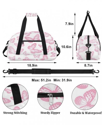 Pencils Pattern Pink Personalized Ballet Bag for Women,Customized name,Spacious Gym Bag with a Personal Touch,Elevate Your Da...